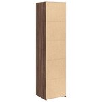vidaXL Buffet haut chêne marron 45x41x185 cm bois d'ingénierie