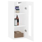 vidaXL Armoire murale blanc 34 5x34x90 cm