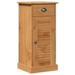 vidaXL Ensemble de mobilier de salle de bain 4 Pièces marron miel