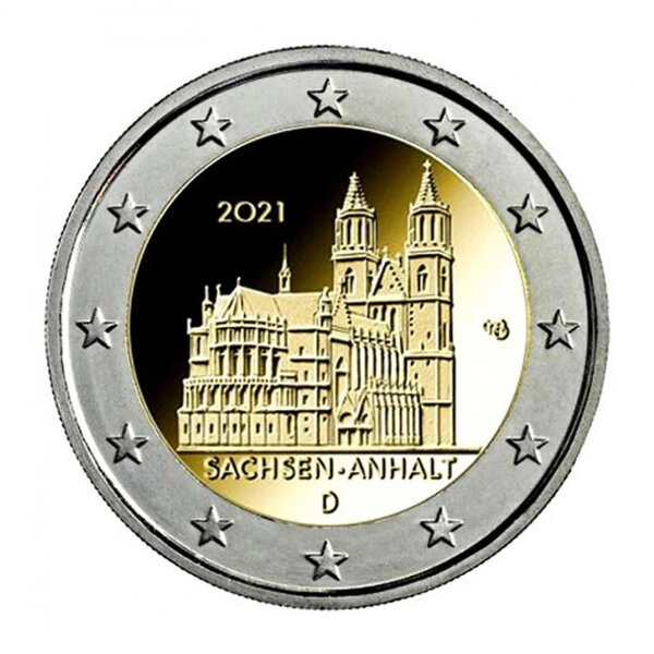 2 euros commémoratif Allemagne 2021  Sachsen-Anhalt.
