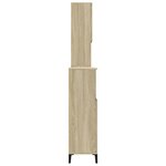 vidaXL Ensemble de meubles de salle de bain 3 Pièces chêne sonoma