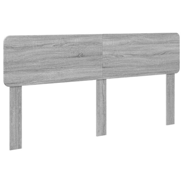vidaXL Tête de lit Gris Sonoma 180 cm Bois d'ingénierie