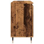 vidaXL Armoire de salle de bain vieux bois 65x33x60 cm bois ingénierie