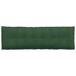 vidaXL Coussin de Dos Vert Jungle 160 x 50 cm Tissu en velours côtelé