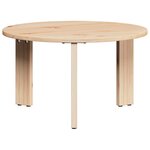 vidaXL Table basse 3 Pièces Naturel Bois massif en pin