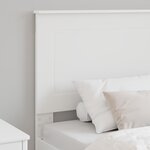 vidaXL Tête de lit Blanc 100 cm Bois d'ingénierie