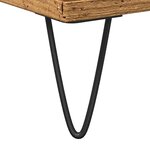 vidaXL Armoire de lavabo de salle de bain vieux bois 65x33x60 cm