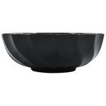 vidaXL Lavabo 46x17 cm Céramique Noir
