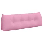 vidaXL Coussin de Dos Rose 140 x 24 x 50 cm tissu