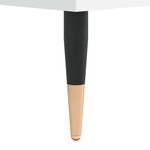 vidaXL Buffets 2 Pièces blanc bois d'ingénierie