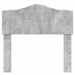 vidaXL Tête de lit Gris béton 80 cm Bois d'ingénierie