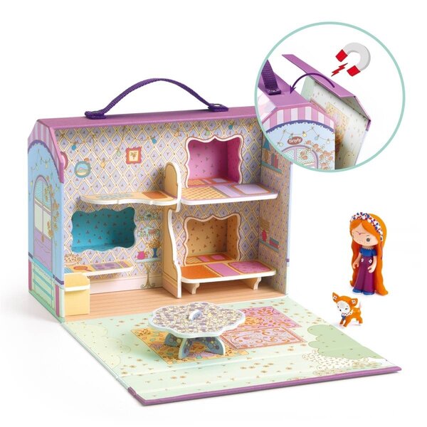 Djeco DJ06952 - Maison de Bluchka et Indie figurines Tinyly