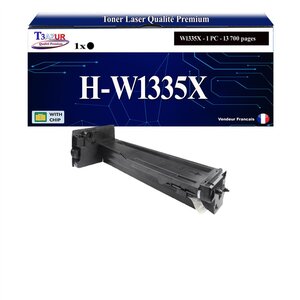 T3AZUR -Toner compatible avec HP W1335X (335X) pour HP LaserJet MFP M438n  M440dn  M440n  M440nda  M442dn  M443nda
