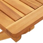 vidaXL Ensemble à manger de jardin pliable 3 Pièces bois d'acacia massif