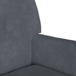 vidaXL Banc Chesterfield Gris foncé 112 x 65.5 x 75 cm Velours