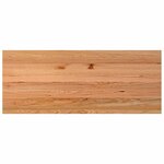 vidaXL Table à manger marron clair bois de chêne massif rectangulaire