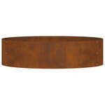 vidaXL Planteurs en acier corten Acier corten Grand