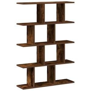 vidaXL Étagère cube murale 12 compartiments chêne fumé bois ingénierie