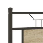 vidaXL Cadre de lit sans matelas chêne sonoma 150x200 cm