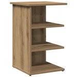 vidaXL Buffet chêne artisanal 35x35x55 cm bois d'ingénierie