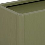 vidaXL Boîte de fleurs de jardin Vert 80 x 36 x 35 cm PP