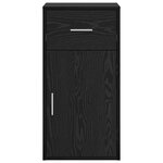 vidaXL Cabinet de Rangement en Chêne Noir Chêne Noir