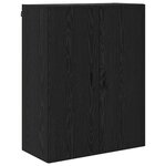 vidaXL Haut Armoire Chêne noir 69 5 x 34 x 180 cm Bois d'ingénierie