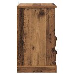 vidaXL Cabinet de chevet Bois ancien 36 x 43 x 60 cm Bois d'ingénierie