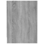 vidaXL Meuble TV Sonoma gris 102x37 5x52 5 cm Bois d'ingénierie