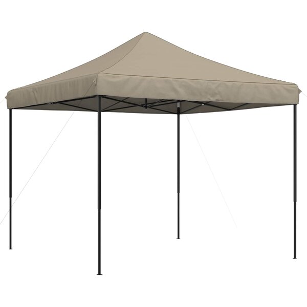 vidaXL Tente de fête 292 x 292 x 315 cm Taupe Tissu Oxford