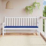 vidaXL Coussin de banc de jardin bleu royal 200x50x4 cm tissu oxford