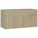 vidaXL Armoire d'évier Chêne sonoma 90x38 5x46 cm Bois d’ingénierie