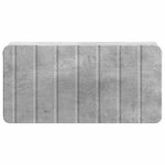 vidaXL Cabinet de chevet mural Gris béton 49 x 34 5 x 24 cm