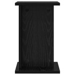 vidaXL Support de Plante 2 pièces Chêne noir 25 x 25 5 x 40 5 cm