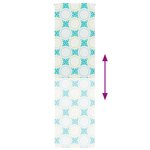 vidaXL Store enrouleur de douche 60x240 cm largeur du tissu 56 cm