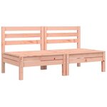 vidaXL Canapé de jardin sans accoudoirs et coussins 2 Pièces bois douglas