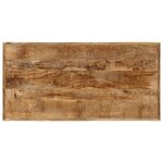 vidaXL Table à manger 110x55x75 cm bois de manguier massif