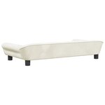 vidaXL Canapé pour enfants crème 100x50x26 cm velours