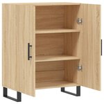 vidaXL Buffet chêne sonoma 69 5x34x90 cm bois d'ingénierie