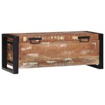 vidaXL Coffres de rangement 80x30x30cm en bois massif récupéré et métal