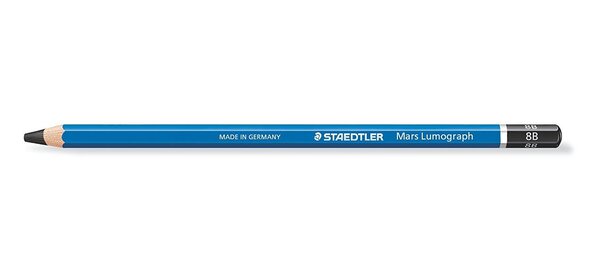 Crayon Papier Mars Lumograph 100 Mine 2 mm Bleu 8B STAEDTLER