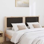 vidaXL Tête de lit Autre Marron 140 cm Bois massif en pin
