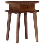 Vidaxl table de chevet 50 x 35 x 55 cm bois d'acacia massif