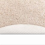 vidaXL Tapis Crème 120 x 120 cm Polypropylène