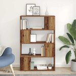 vidaXL Centre de divertissement Marron 80 x 24 x 124 cm