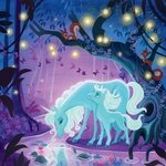 Puzzles 3x49 p - licorne  dragon et fée