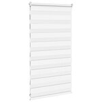 vidaXL Store zèbre blanc 75x100 cm largeur du tissu 70 9 cm polyester