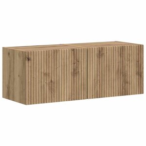 vidaXL Meuble TV mural 2 Pièces Chêne artisan 60 x 31 x 29.5 cm