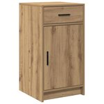 vidaXL Table de Toilette avec tiroir 3 Pièces Marron 40 x 41 x 75 cm