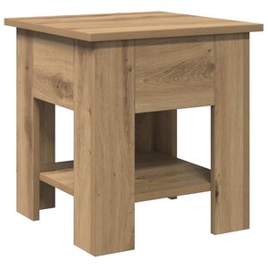 vidaXL Table basse chêne artisanal 40x40x42 cm bois d'ingénierie